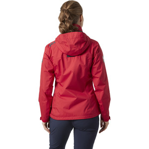 2023 Helly Hansen Womens Crew Hooded Jacket 33899 - Red